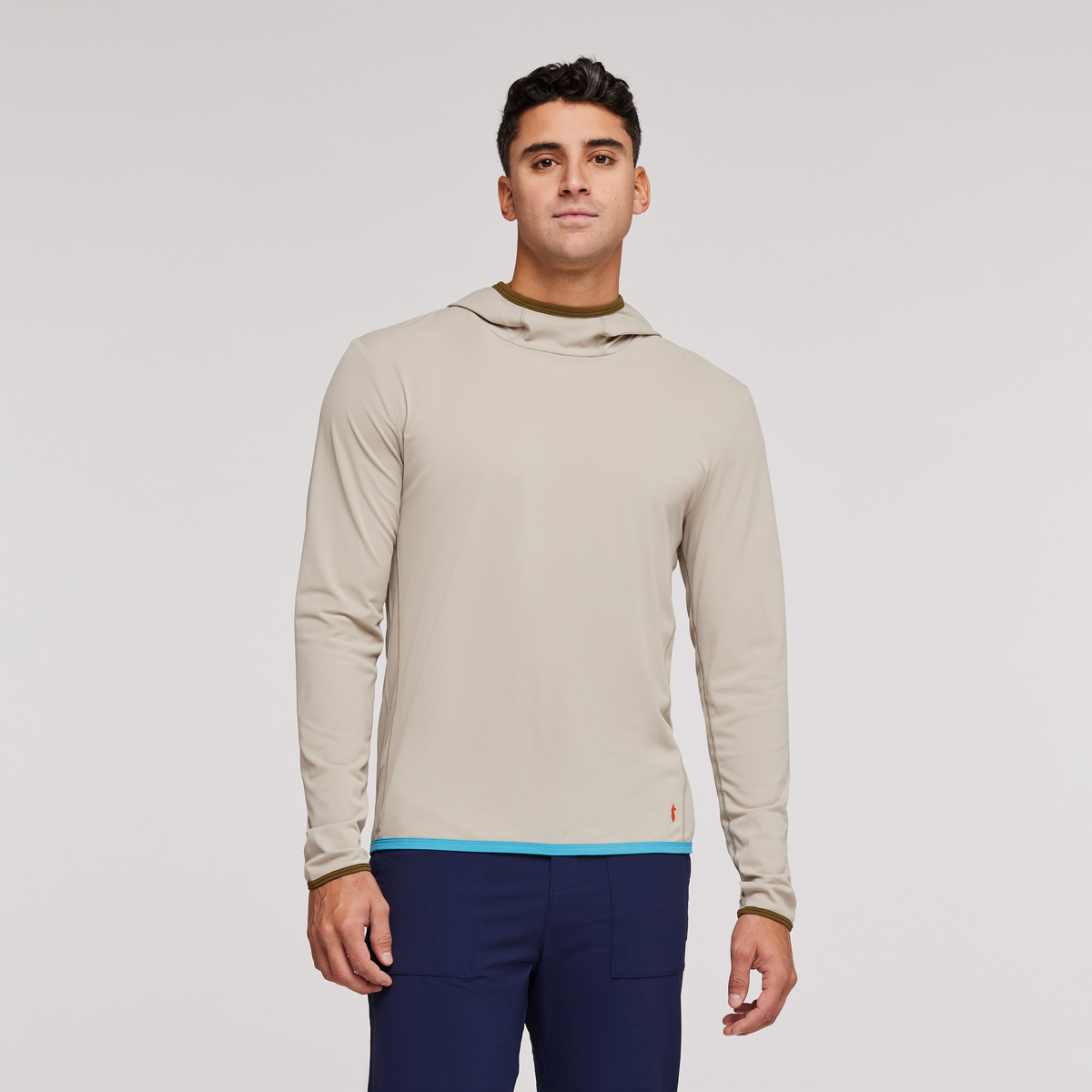 Sombra Sun Hoodie - Men's, Pebble, Model Munther