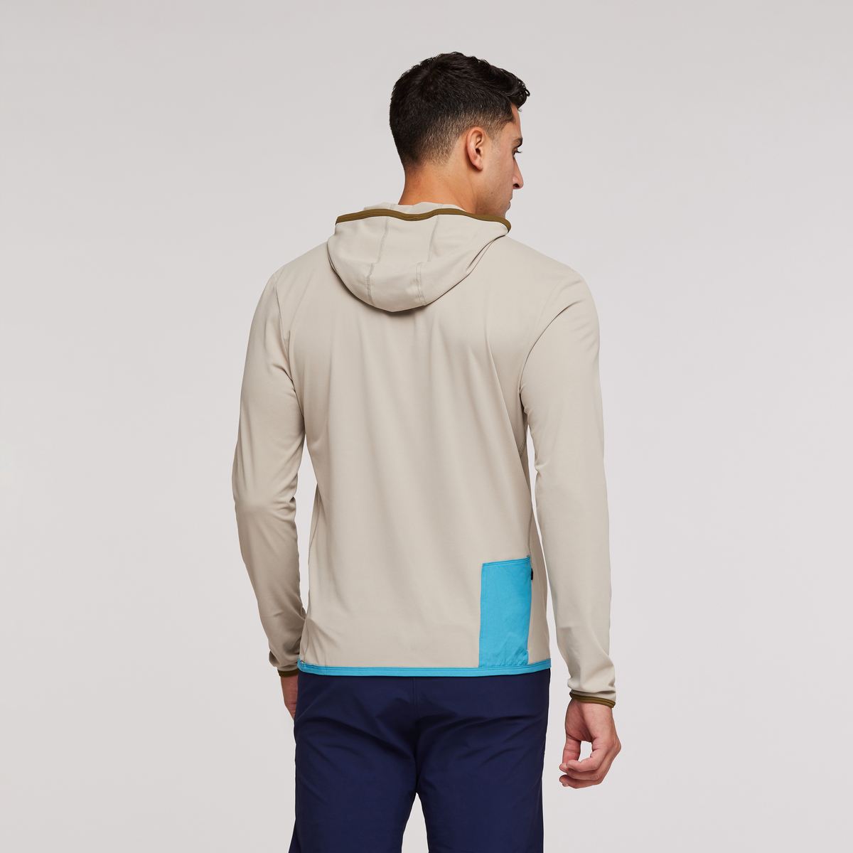 Sombra Sun Hoodie - Men's, Pebble, Model Munther