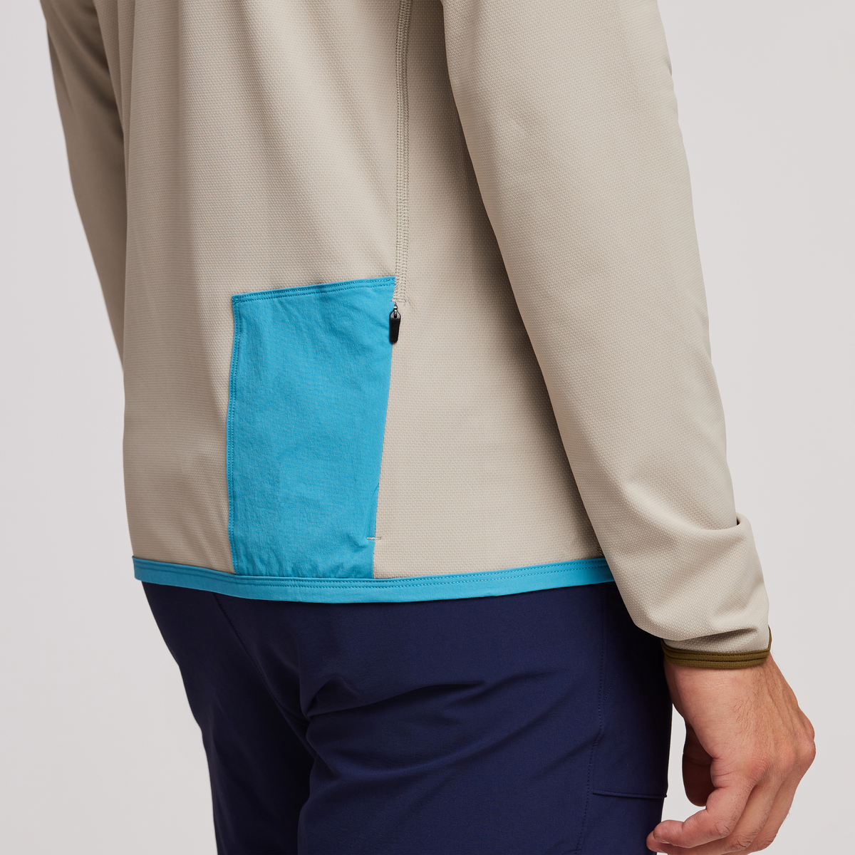 Sombra Sun Hoodie - Men's, Pebble, Model Munther