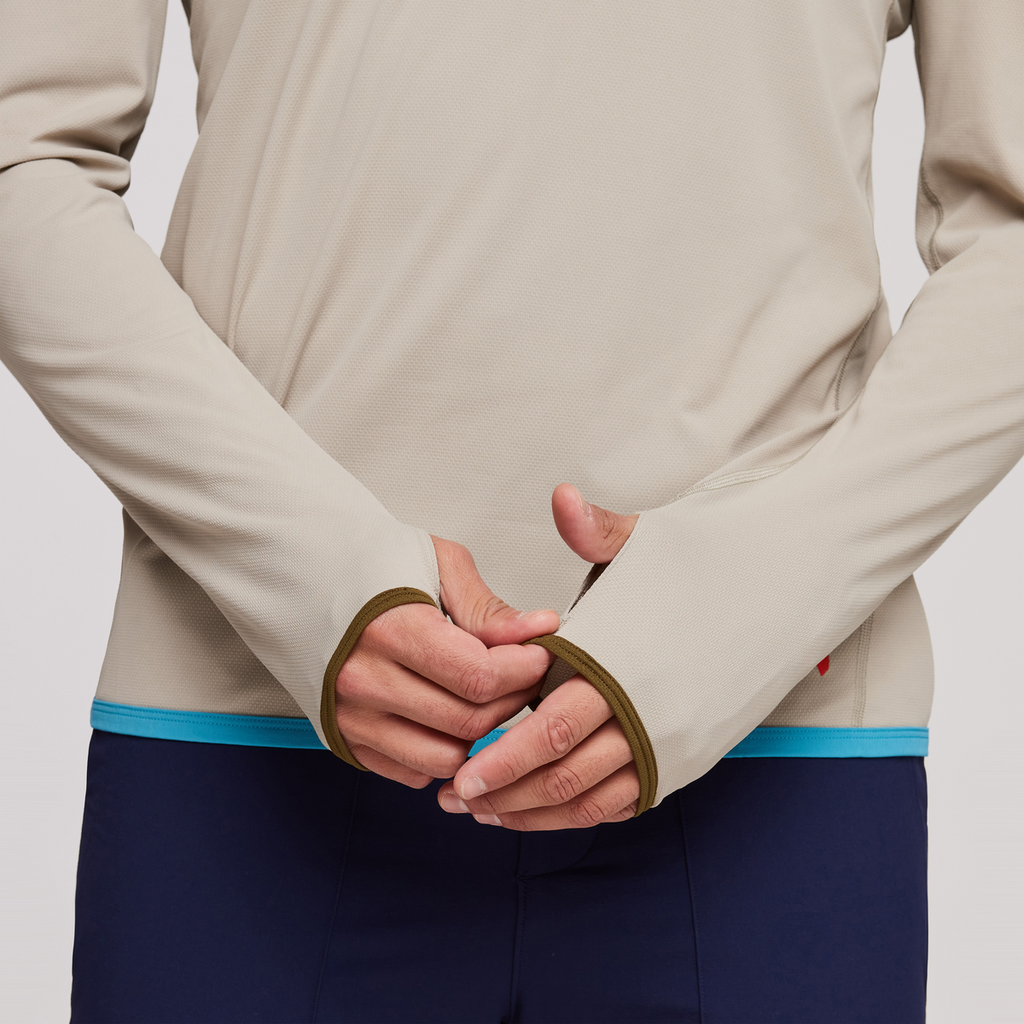 Sombra Sun Hoodie - Men's, Pebble, Model Munther