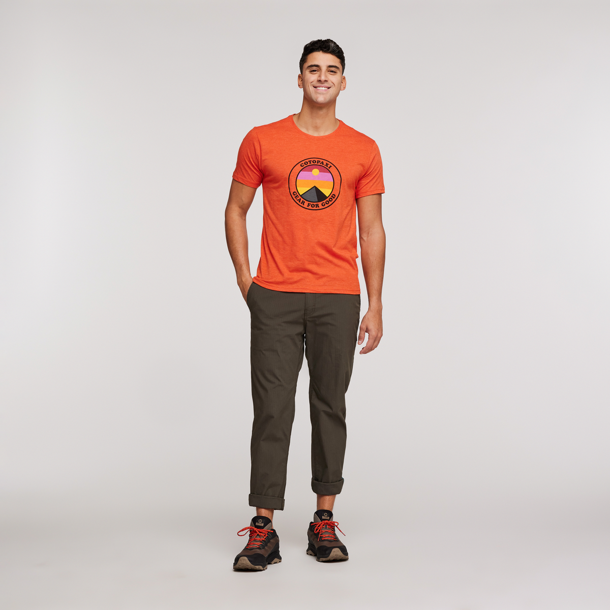 Sunny Side T-Shirt - Men's, Canyon, Model Munther