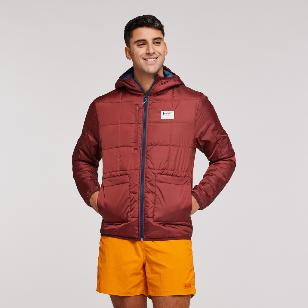 Teca Cálido Hooded Jacket - Men's, Mountain Town, Model Munther