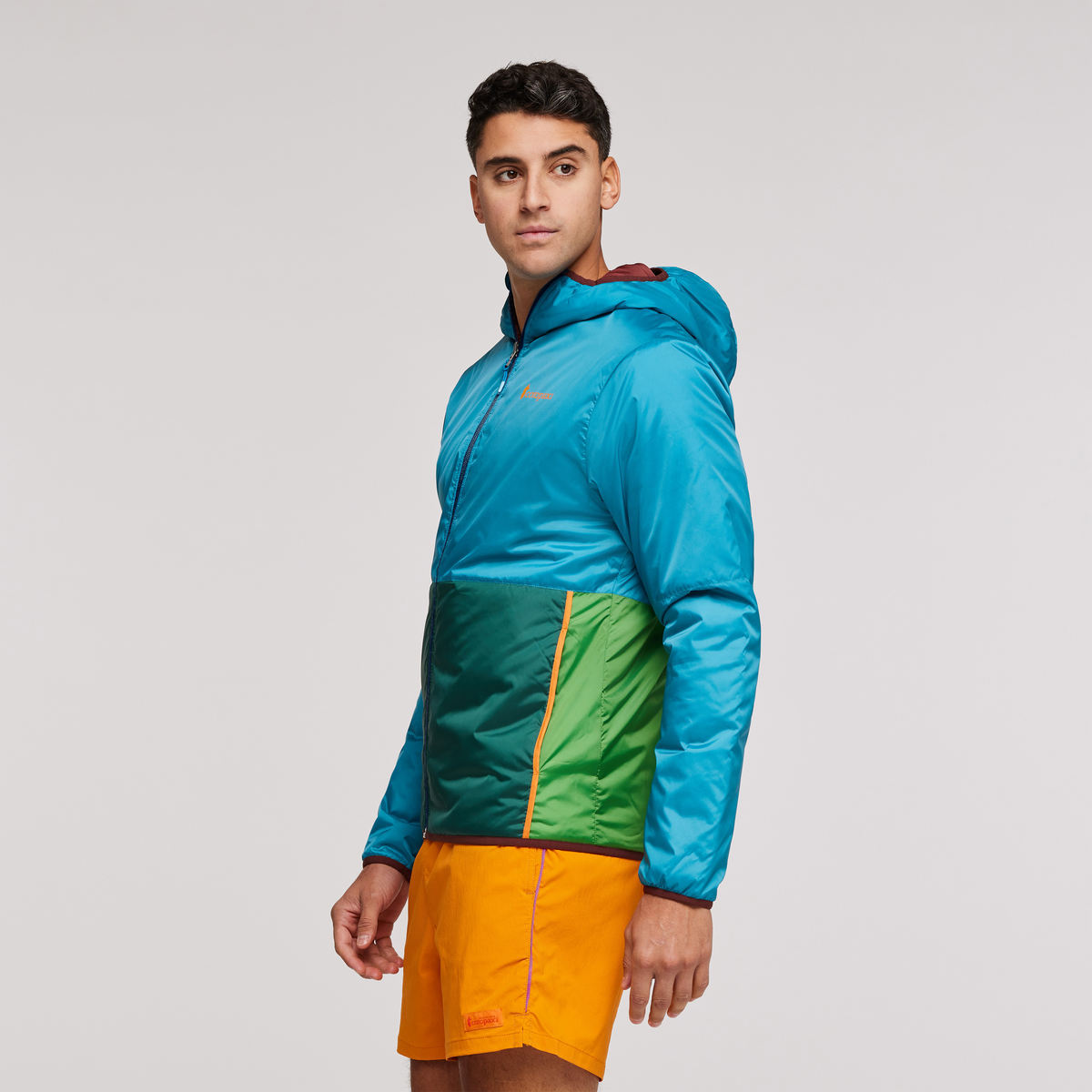 Teca Cálido Hooded Jacket - Men's, Mountain Town, Model Munther