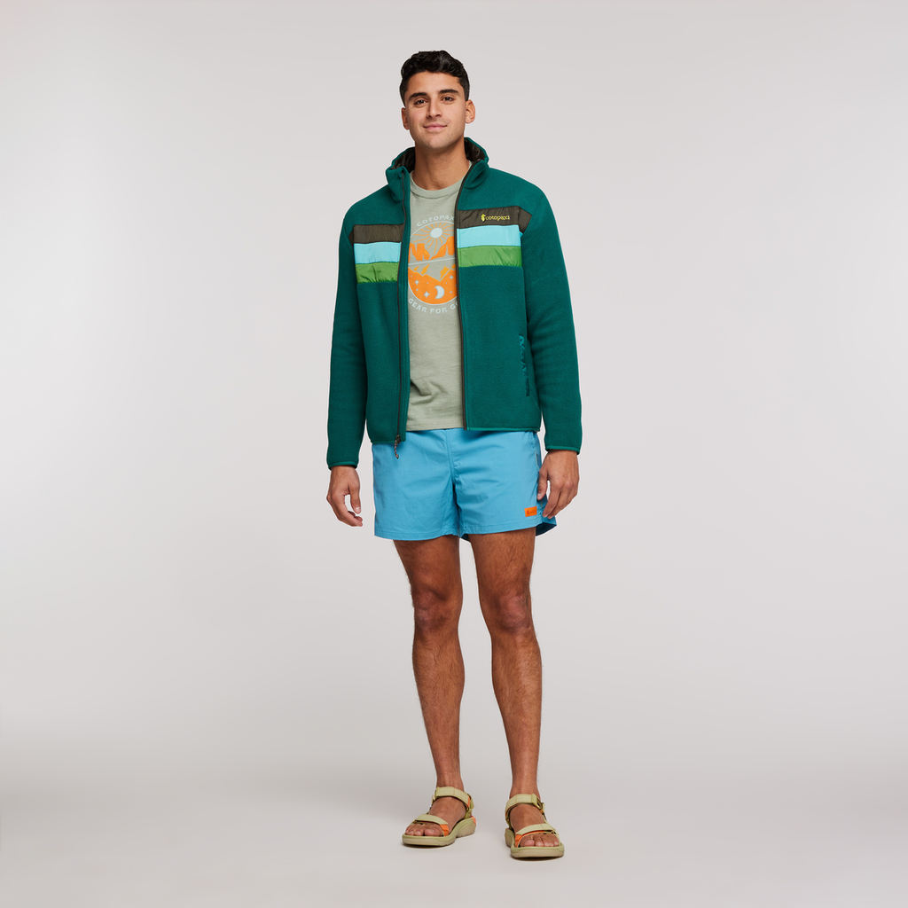 Teca Fleece Full-Zip Jacket - Men's, Turn A Leaf, Model Munther