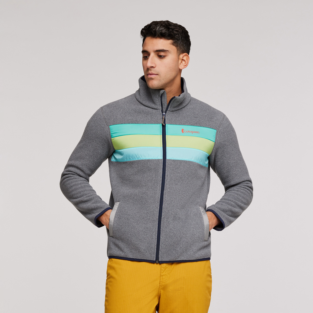 Teca Fleece Full-Zip Jacket - Men's, Vitamins, Model Munther