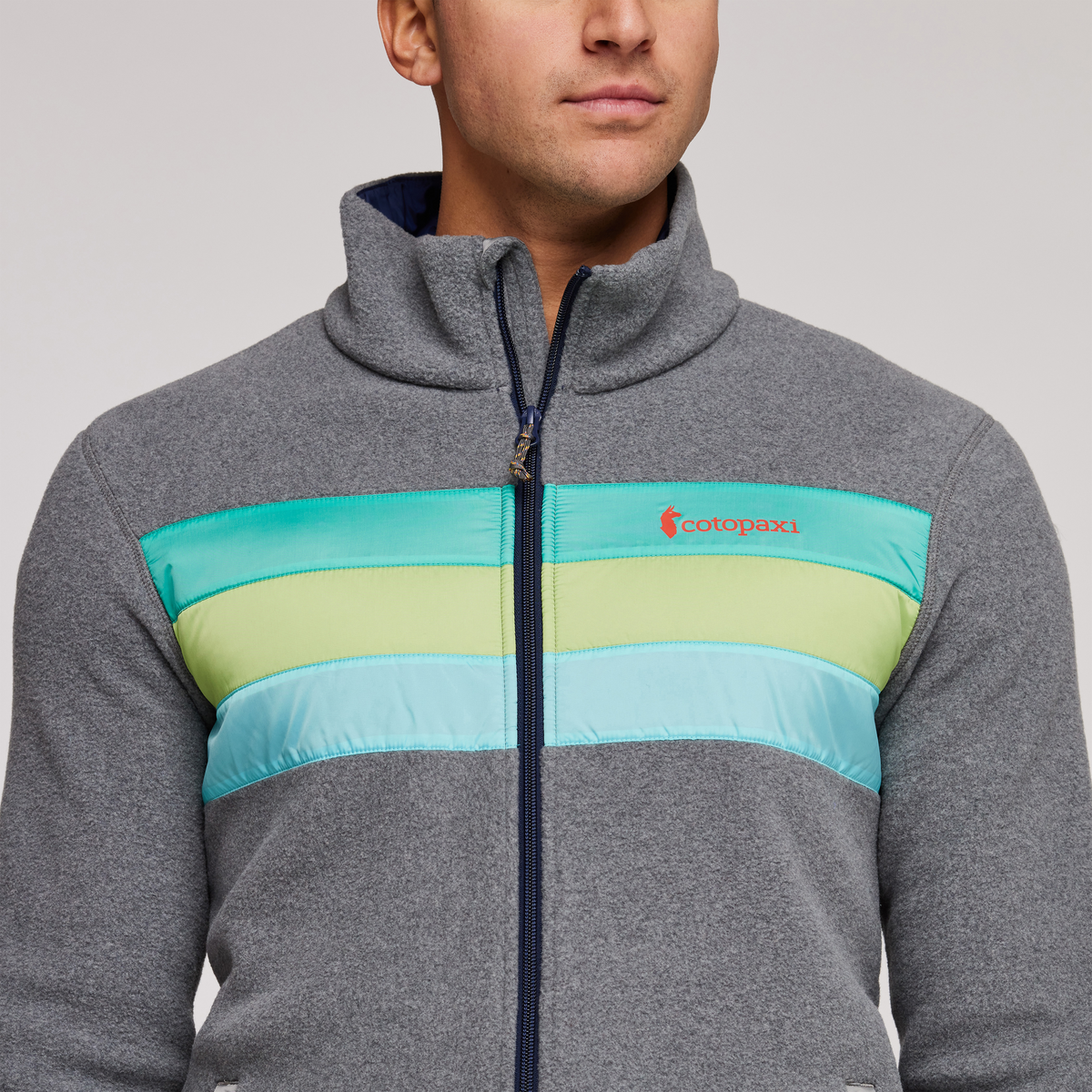 Teca Fleece Full-Zip Jacket - Men's, Vitamins, Model Munther