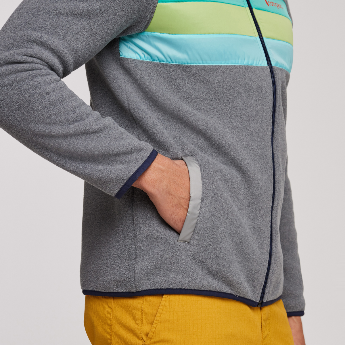 Teca Fleece Full-Zip Jacket - Men's, Vitamins, Model Munther