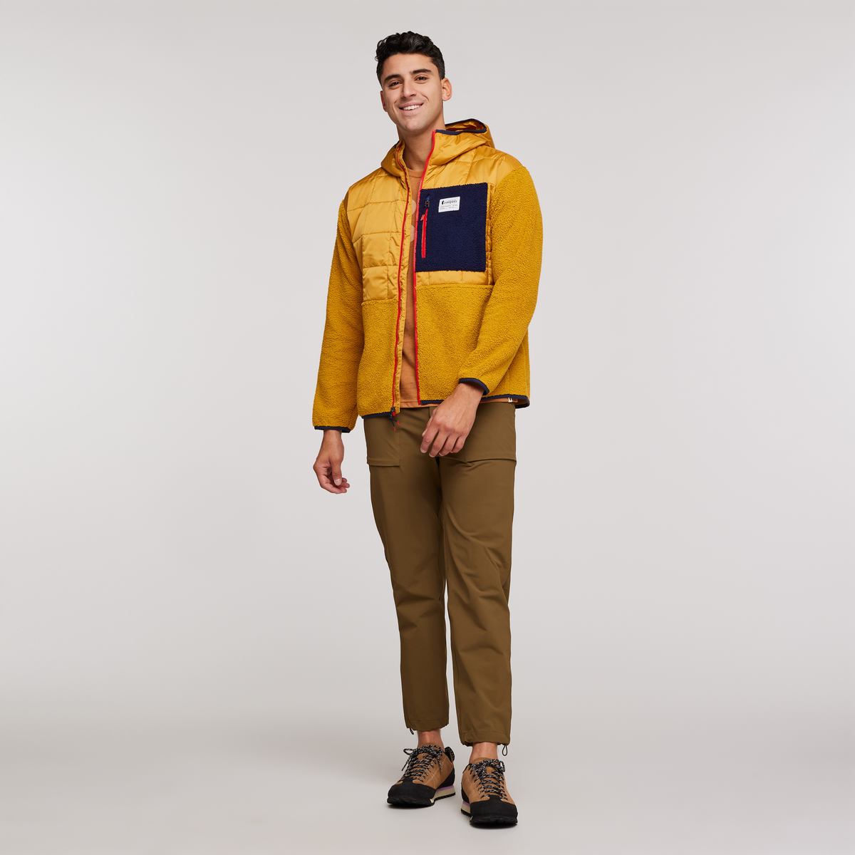 Trico Hybrid Jacket - Men's, Amber/Amber, Model Munther