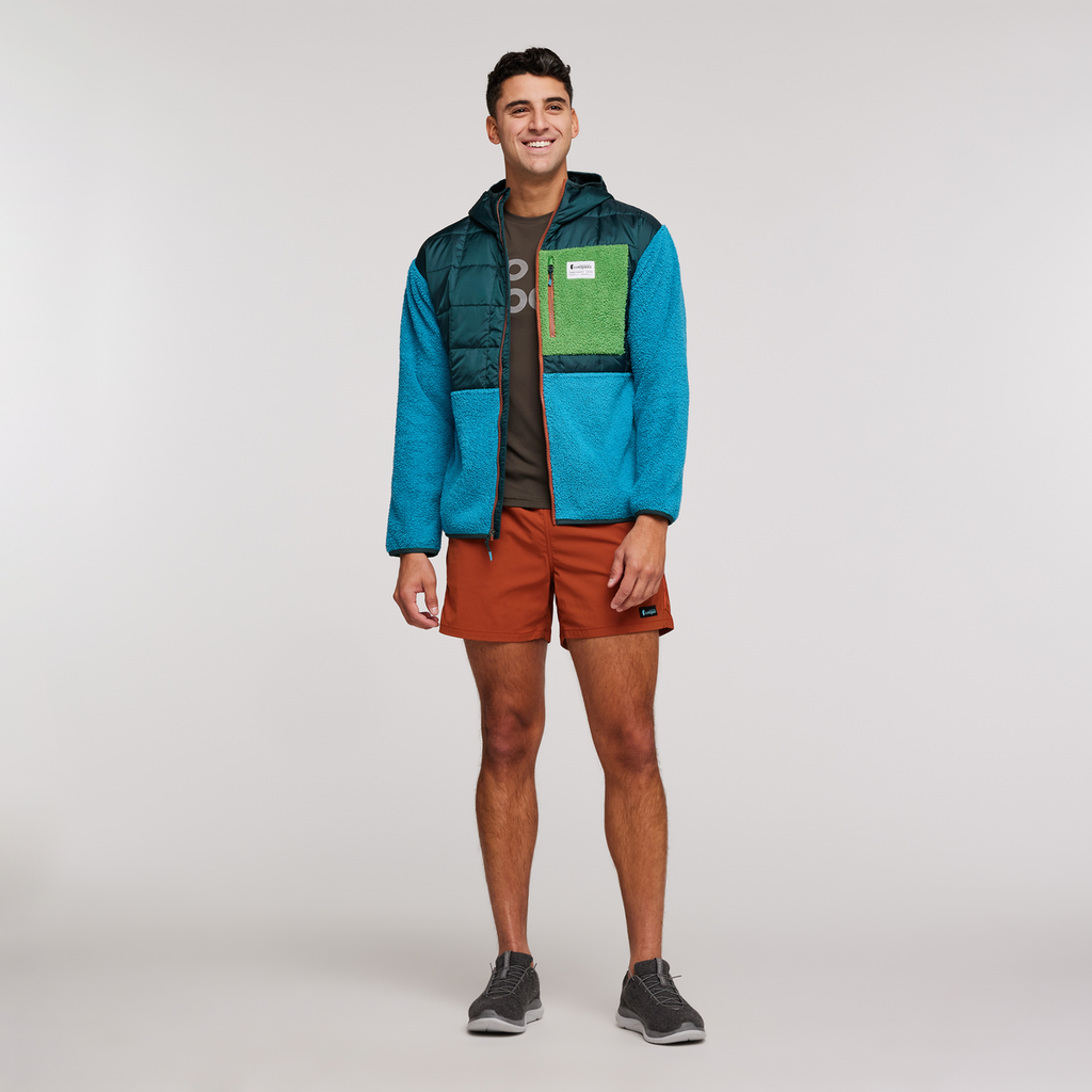 Trico Hybrid Jacket - Men's, Deep Ocean/Poolside, Model Munther