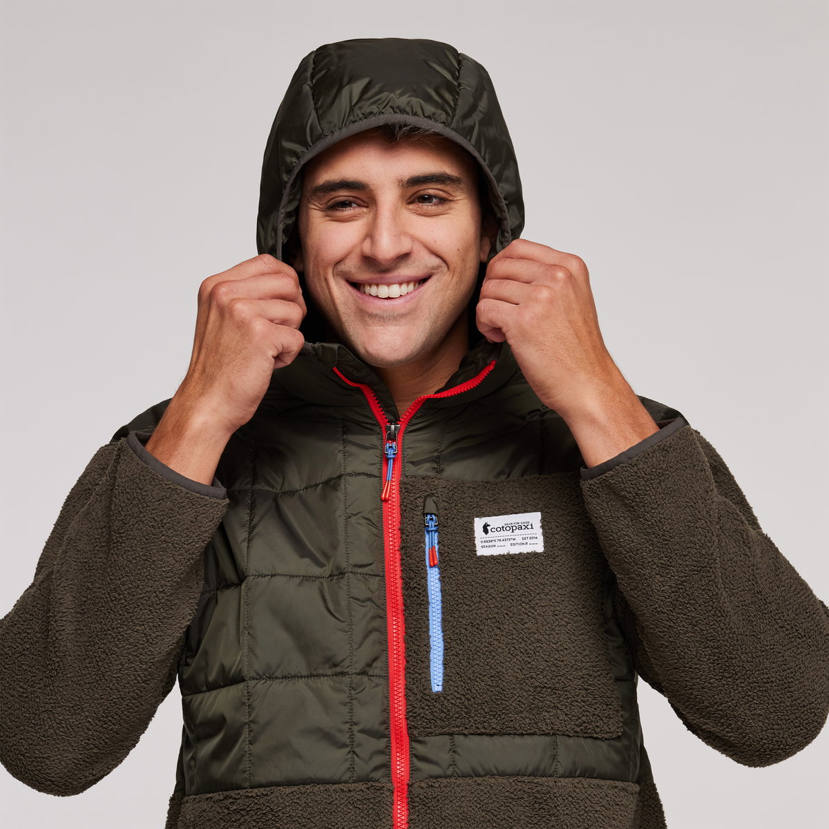 Trico Hybrid Jacket - Men's, Iron/Iron, Model Munther
