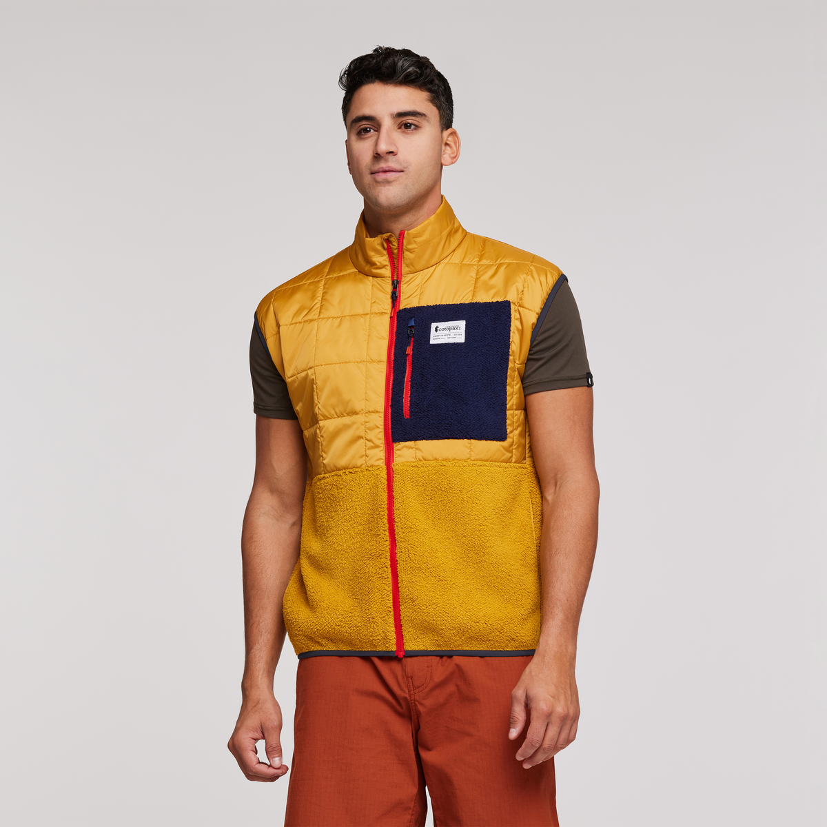 Trico Hybrid Vest - Men's, Amber/Amber, Model Munther