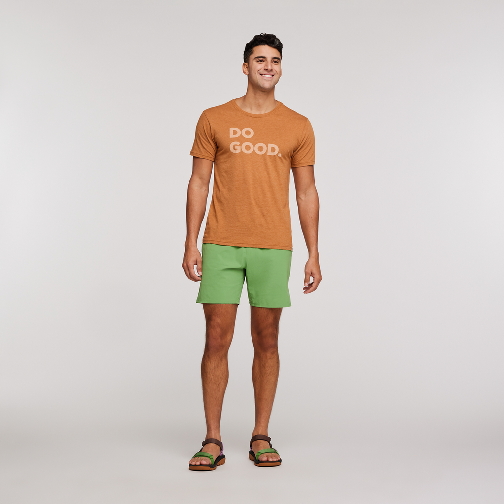 Valle Active Short - Men's, Kelp, Model Munther