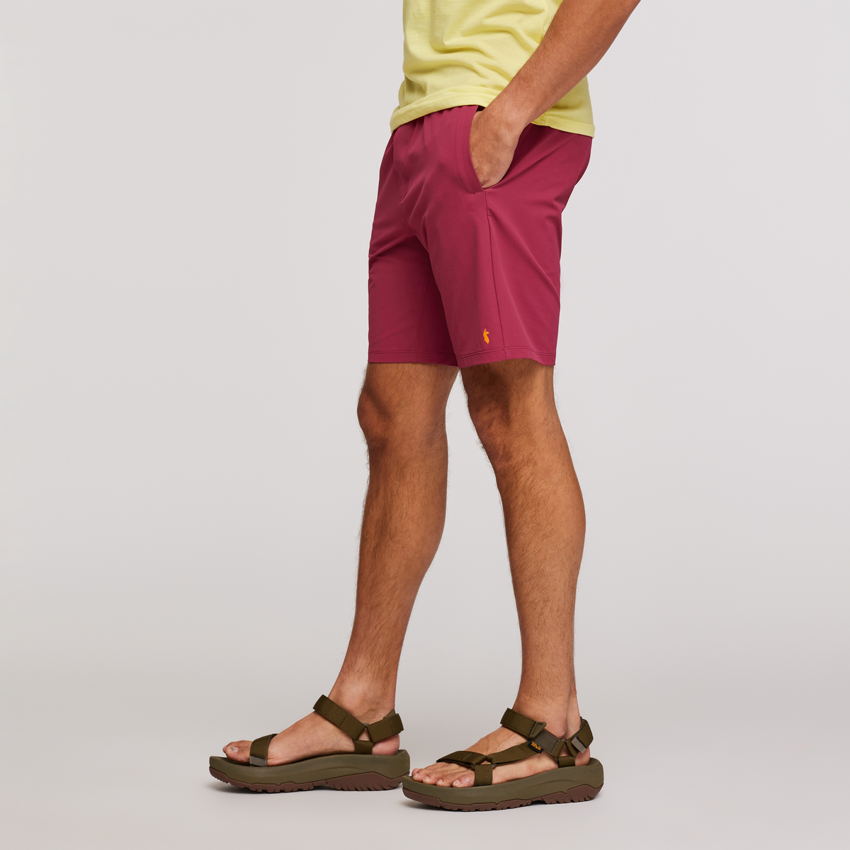 Veza Adventure Short - Men's, Raspberry, Model Munther