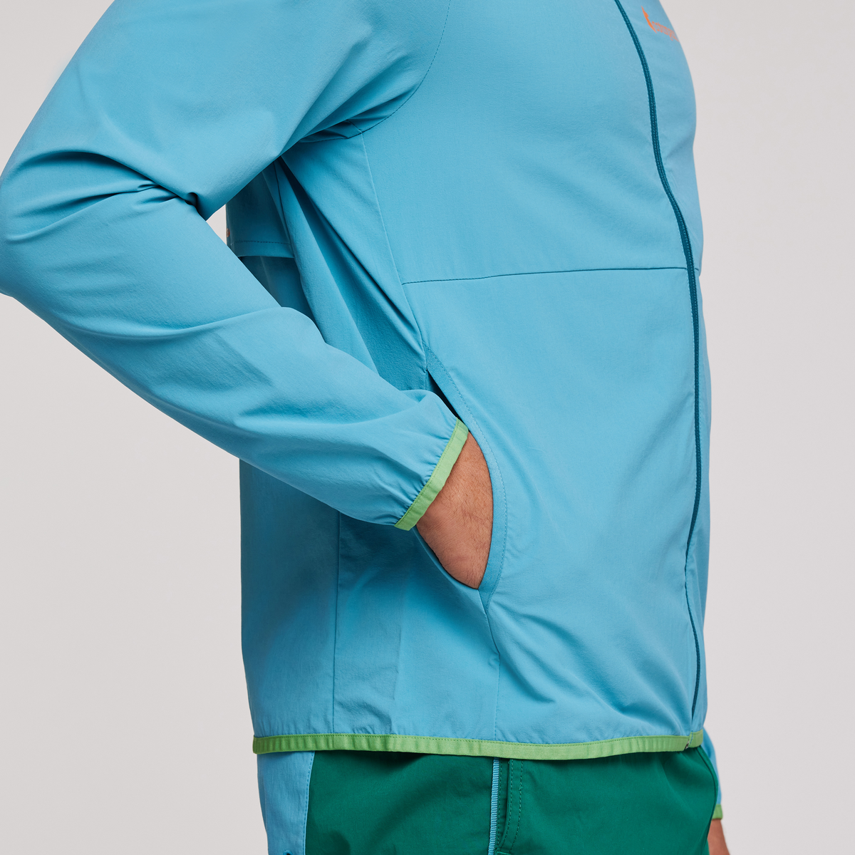Vuelta Performance Windbreaker Jacket - Men's, Poolside, Munther