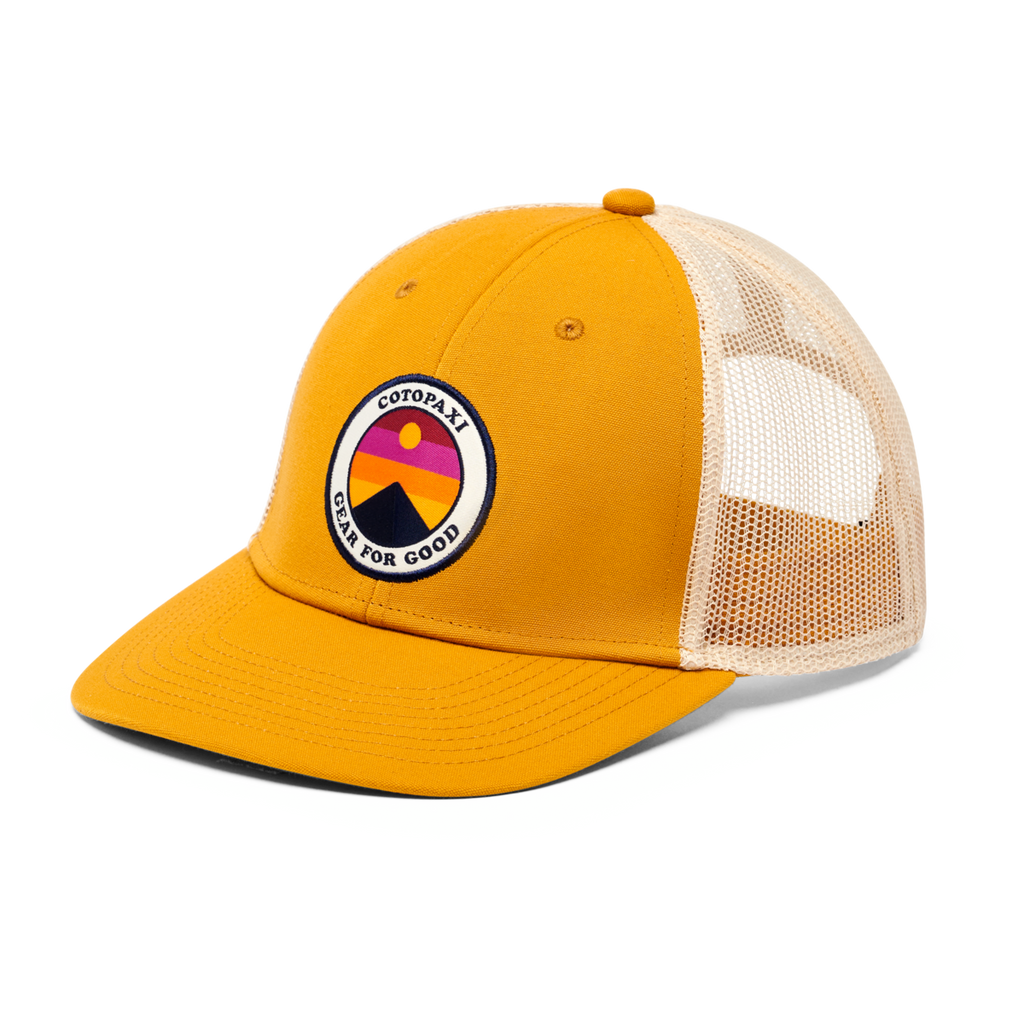 Sunny Side Trucker Hat, Amber