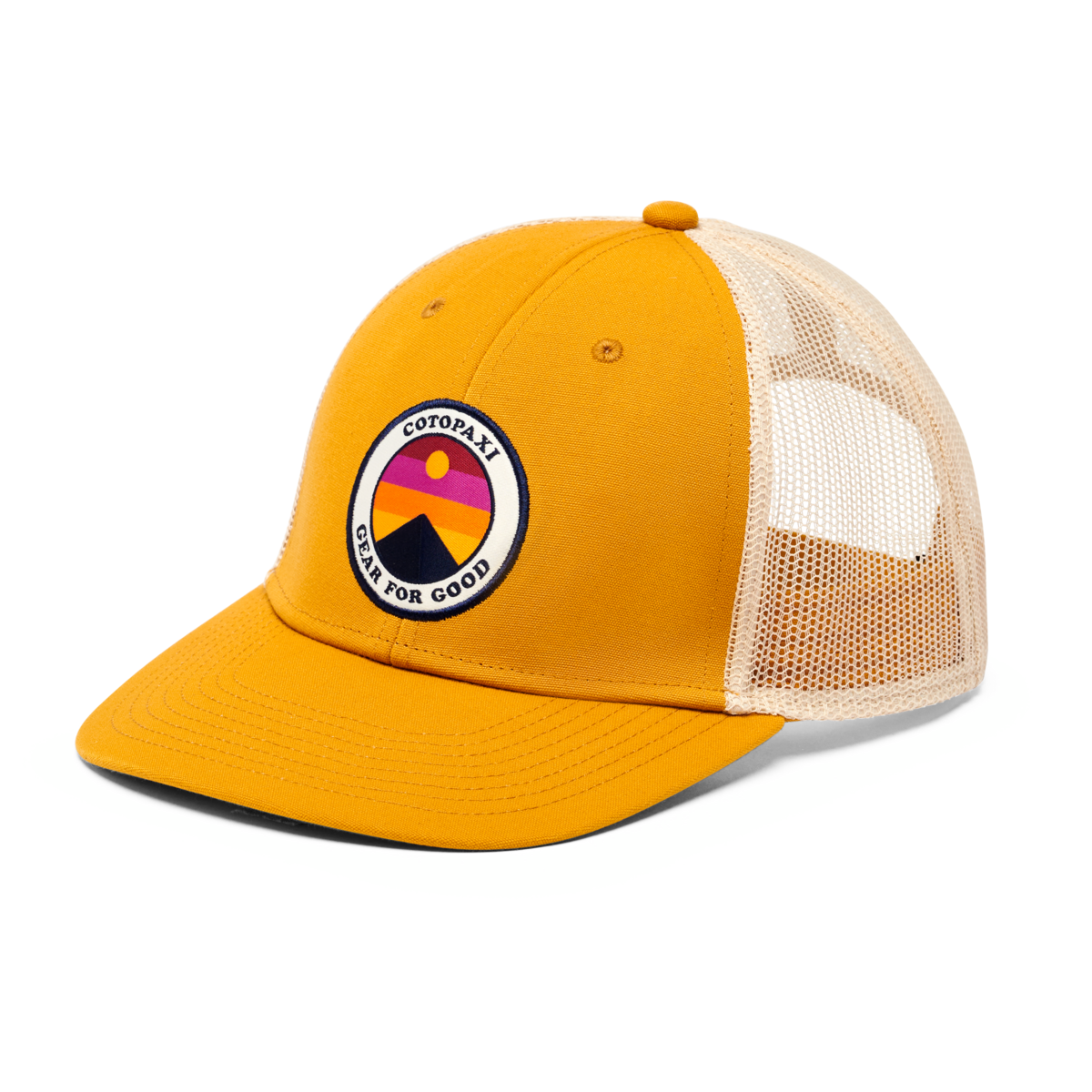 Sunny Side Trucker Hat, Amber