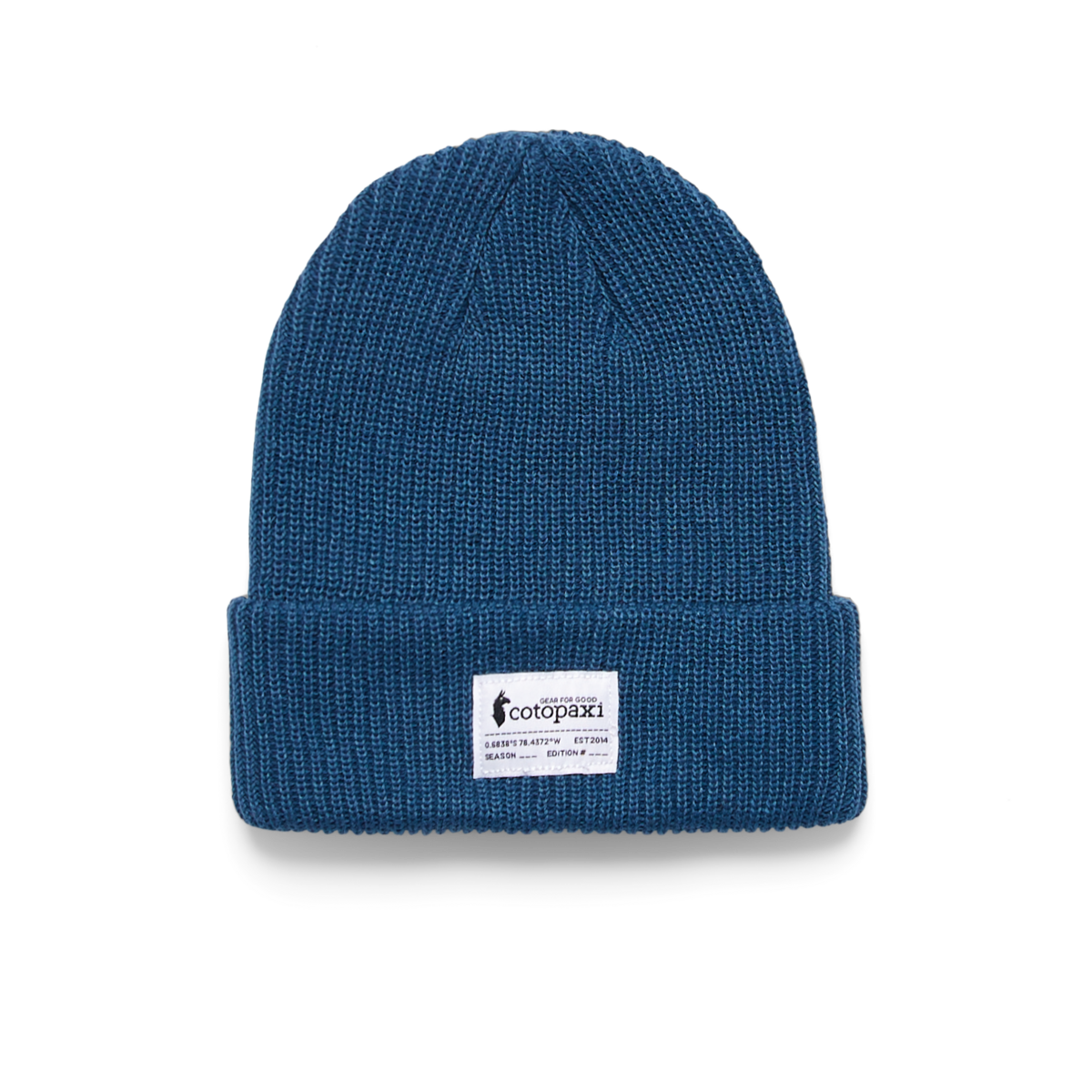 Wharf Beanie - Cotopaxi Patch, Indigo