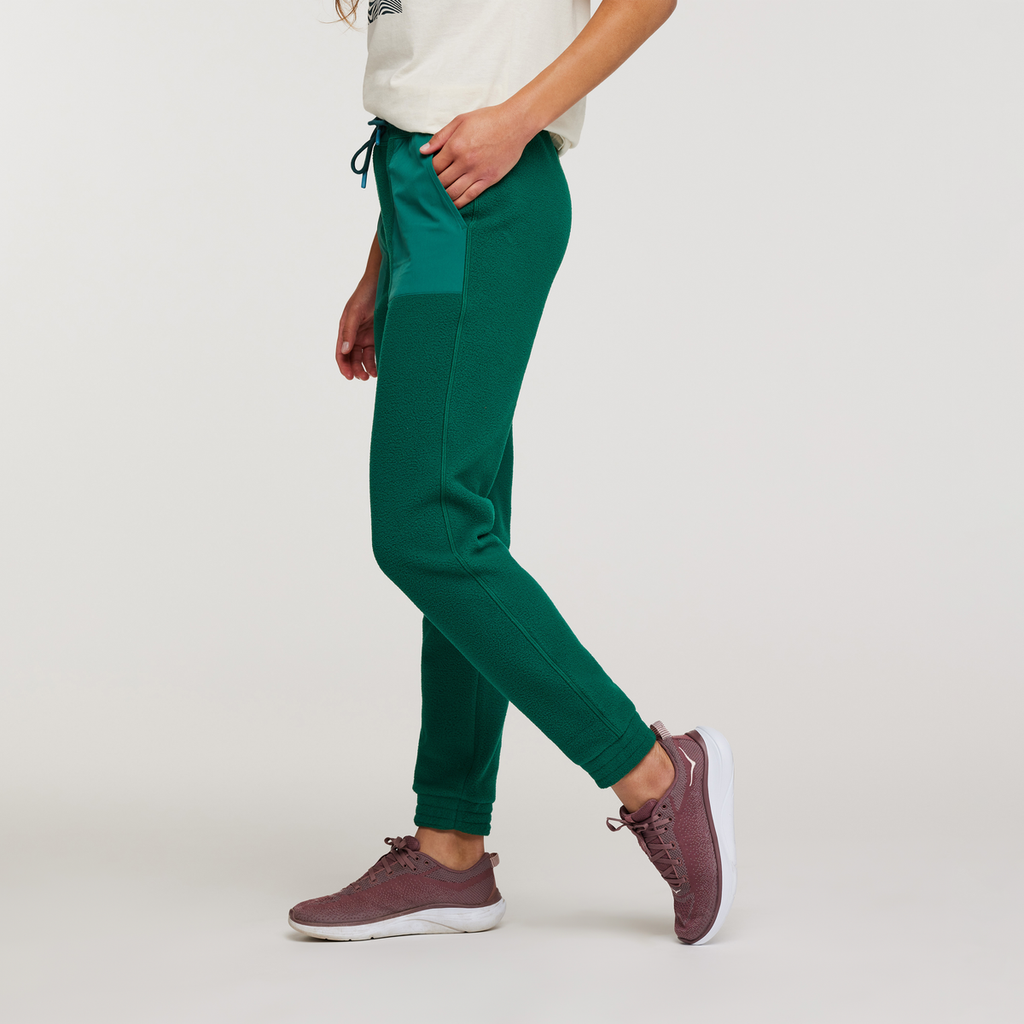 Abrazo Fleece Jogger - Women's, Greenery, Model London