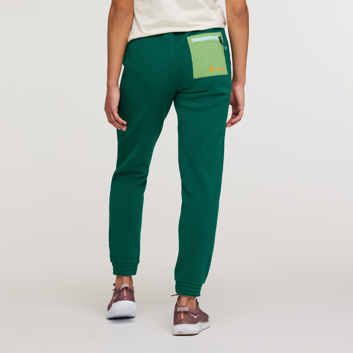 Abrazo Fleece Jogger - Women's, Greenery, Model London