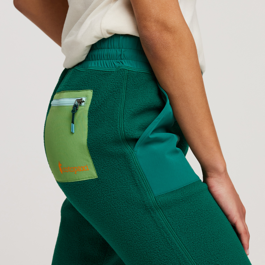 Abrazo Fleece Jogger - Women's, Greenery, Model London