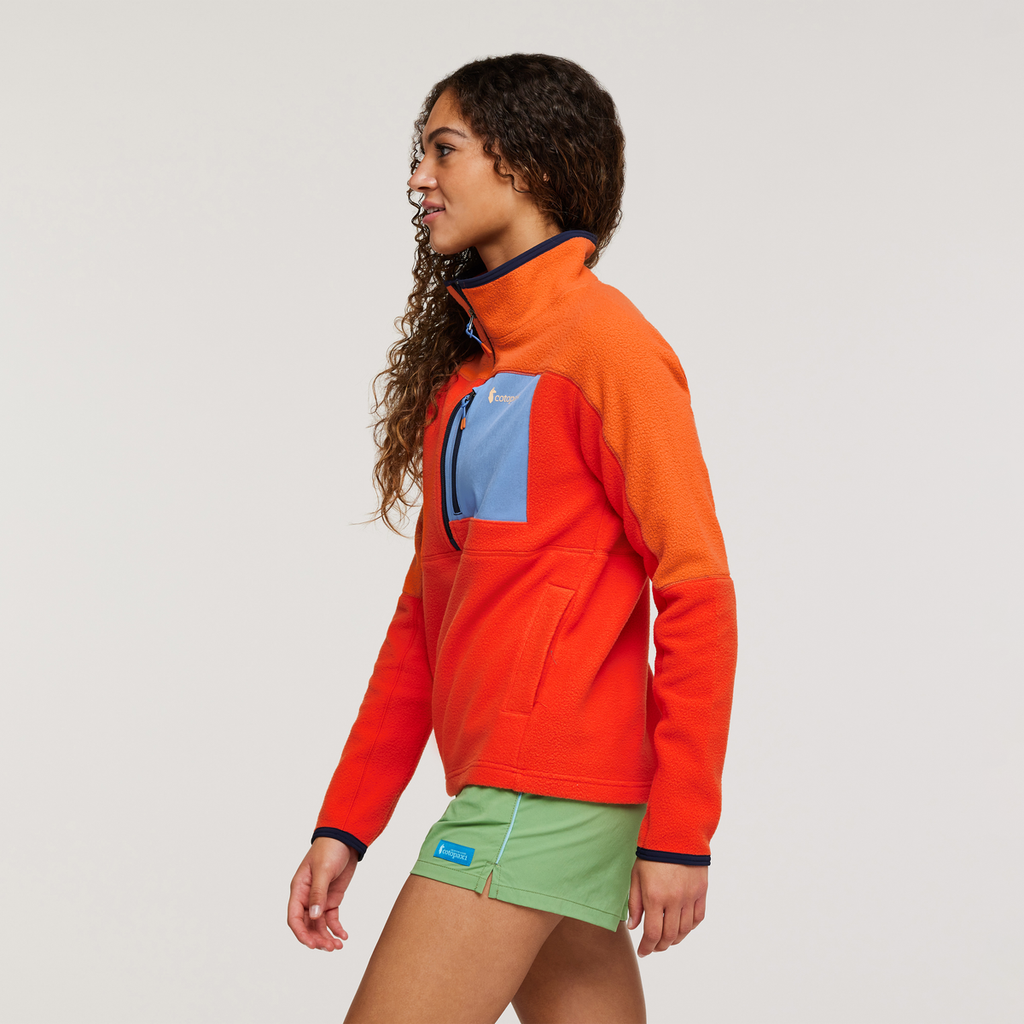 Abrazo Fleece Half-Zip Jacket - Women's, Nectar/Canyon, Model London