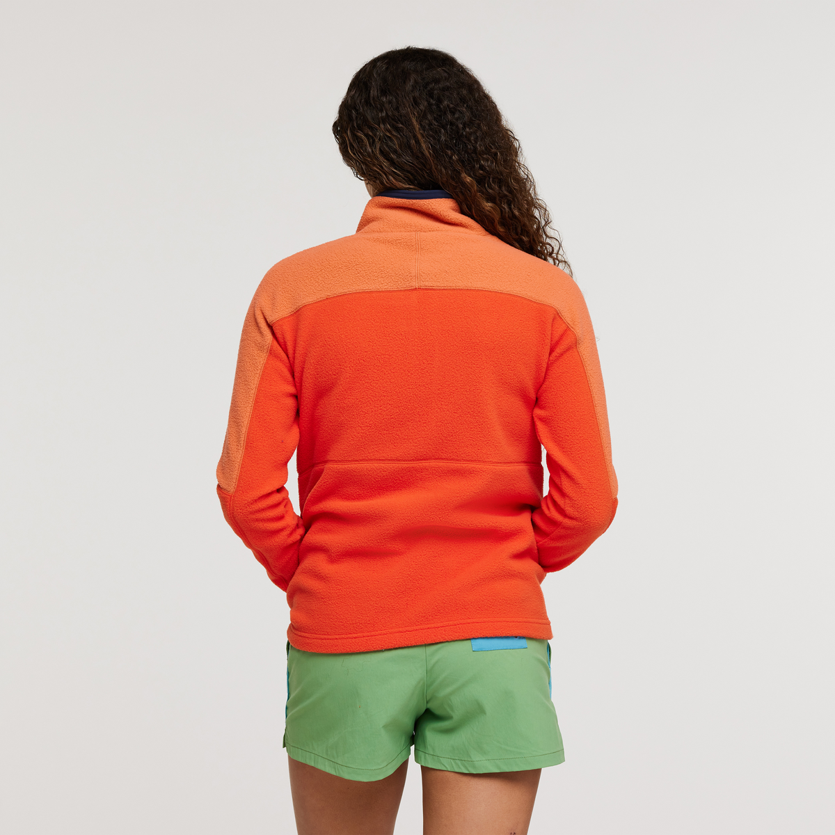 Abrazo Fleece Half-Zip Jacket - Women's, Nectar/Canyon, Model London