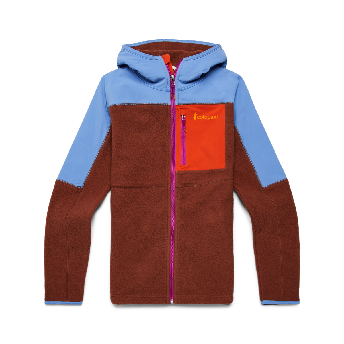 Abrazo Hooded Full-Zip Fleece Jacket - Women's, Lupine/Acorn