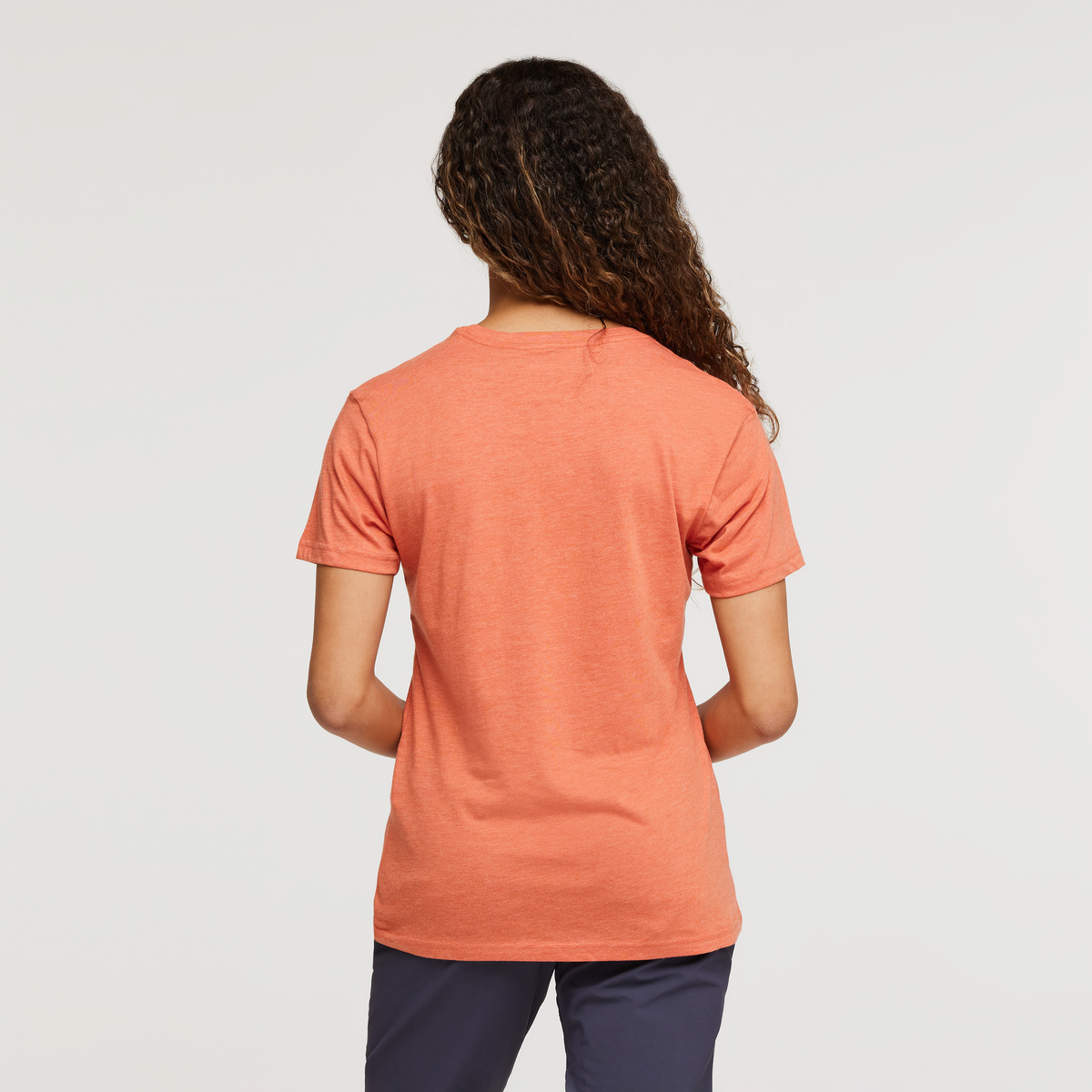 Altitude Llama Organic T-Shirt - Women's, Nectar, Model London