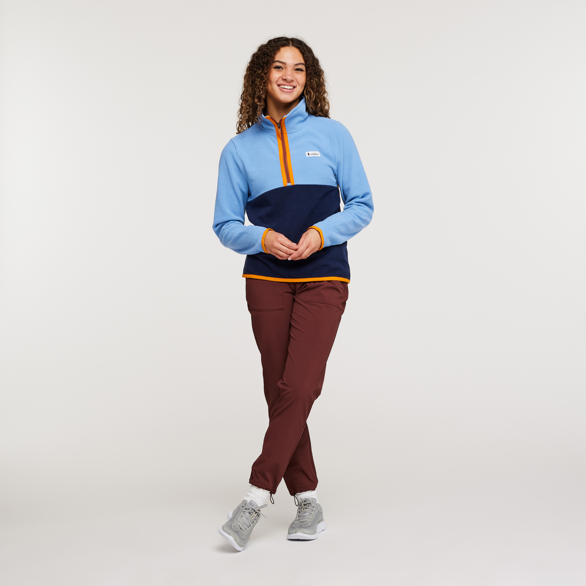 Amado Fleece - Women's, Lupine/Maritime, Model London