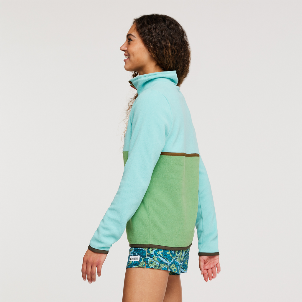 Amado Fleece - Women's, Sea Glass/Kelp, Model London