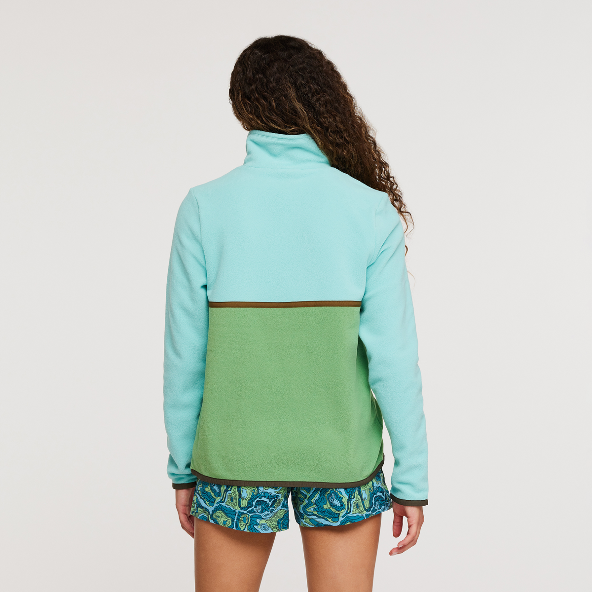 Amado Fleece - Women's, Sea Glass/Kelp, Model London