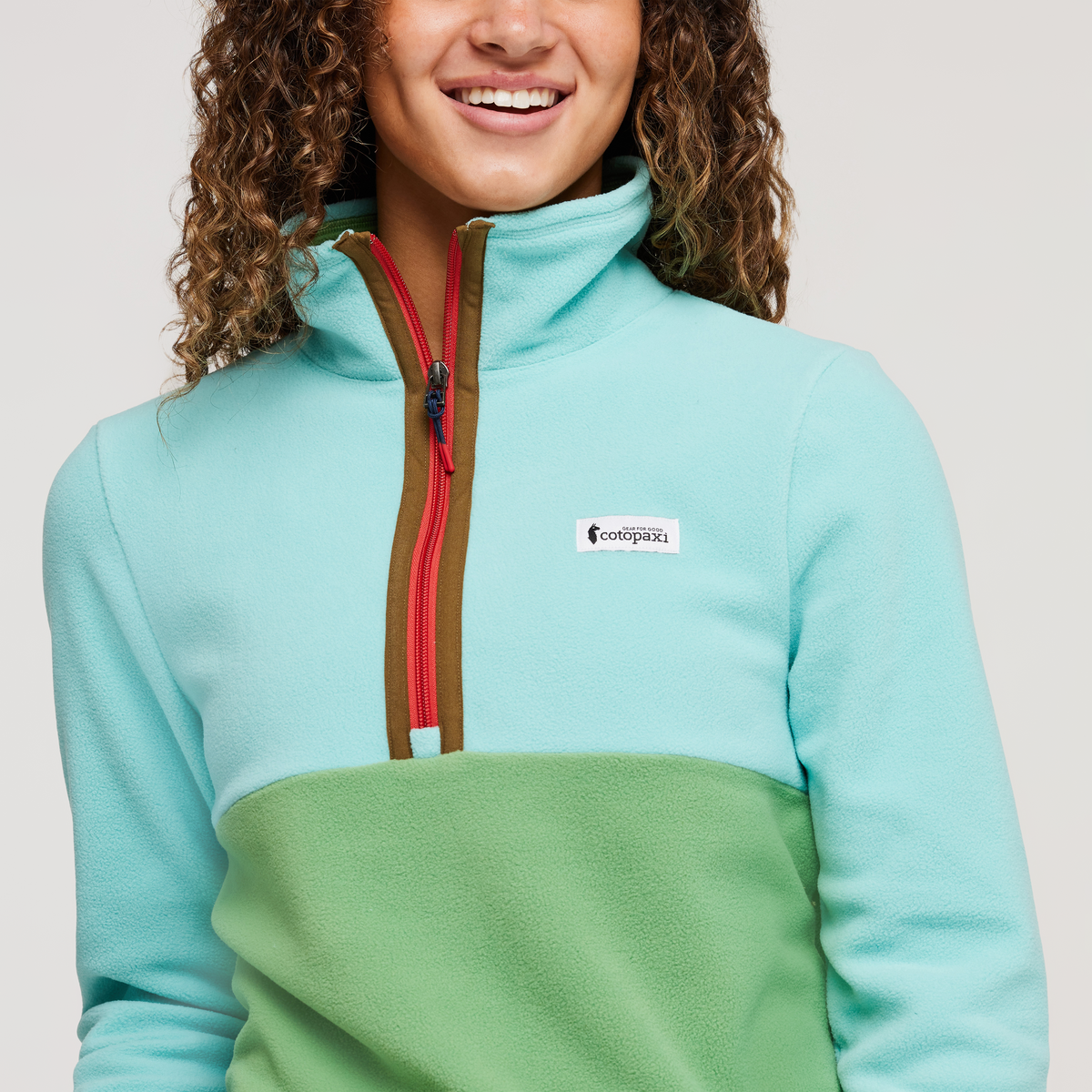 Amado Fleece - Women's, Sea Glass/Kelp, Model London