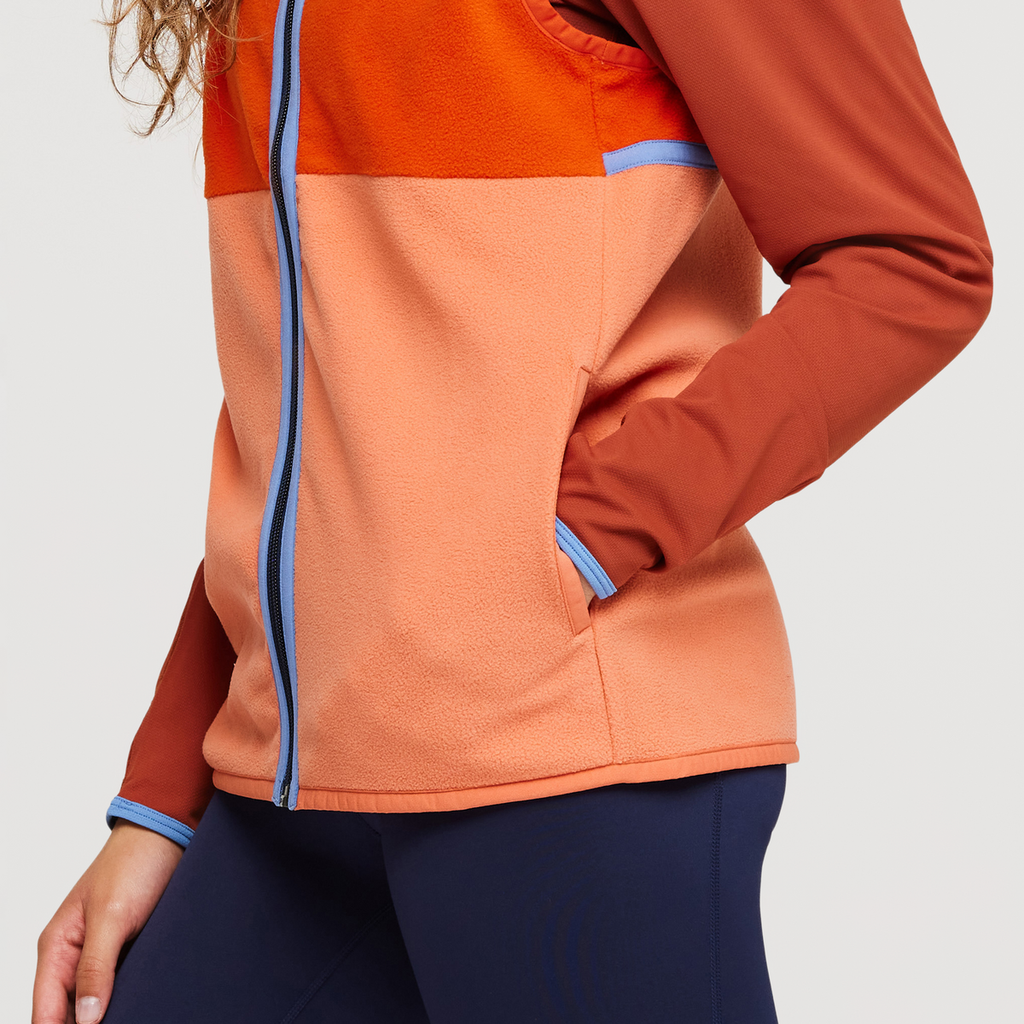 Amado Fleece Vest - Women's, Canyon/Nectar, Model London