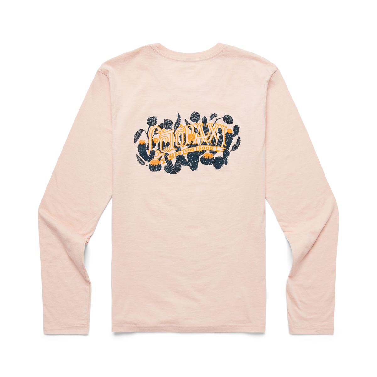 Cactus Life Long-Sleeve Organic T-Shirt - Women's, Sand