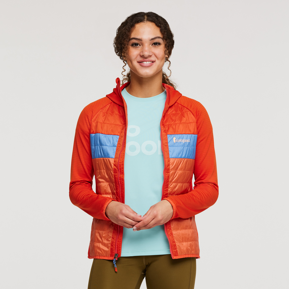 Capa Hybrid Insulated Hooded Jacket - Women's, Canyon/Nectar, Model London