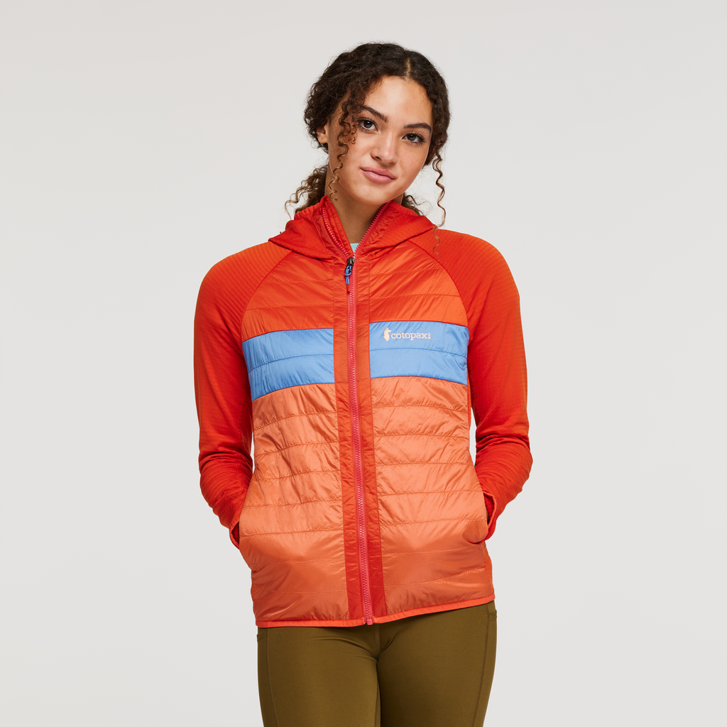 Capa Hybrid Insulated Hooded Jacket - Women's, Canyon/Nectar, Model London