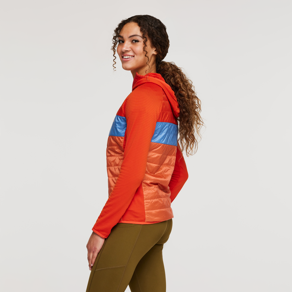 Capa Hybrid Insulated Hooded Jacket - Women's, Canyon/Nectar, Model London