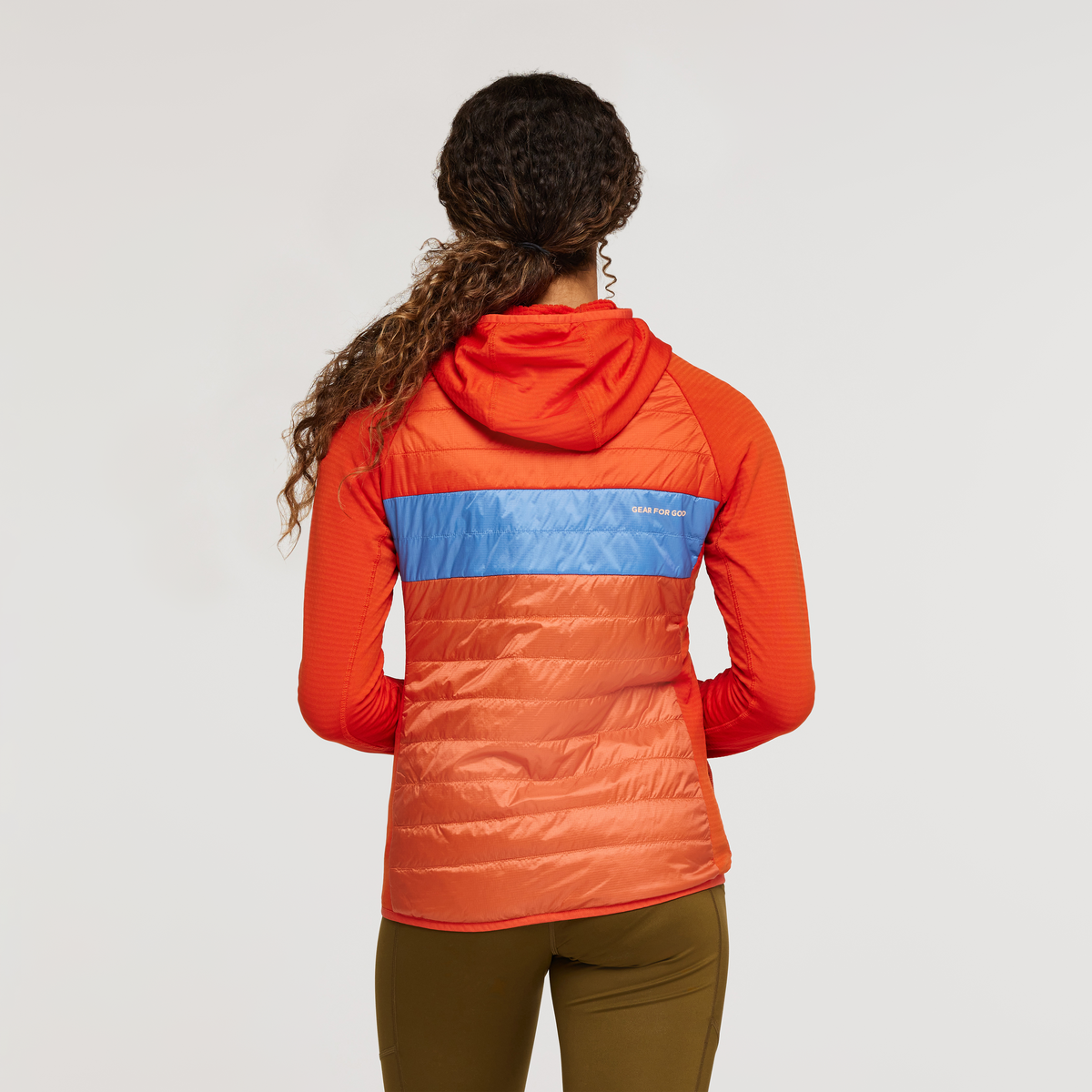Capa Hybrid Insulated Hooded Jacket - Women's, Canyon/Nectar, Model London
