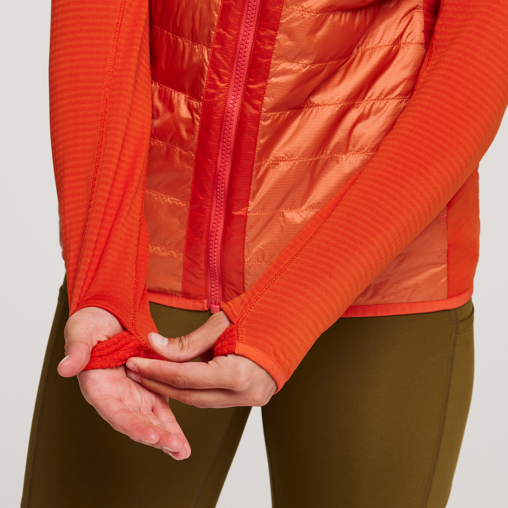Capa Hybrid Insulated Hooded Jacket - Women's, Canyon/Nectar, Model London