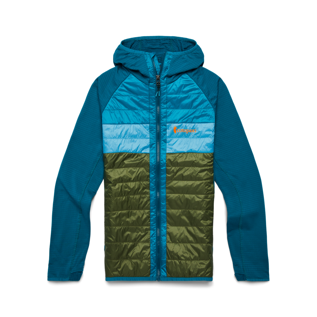Capa Hybrid Insulated Hooded Jacket - Women's, Gulf/Pine