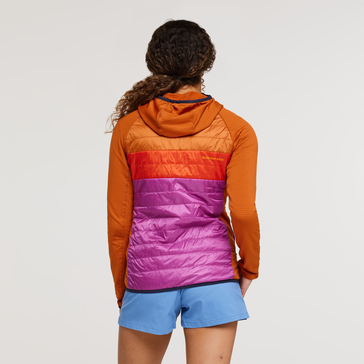 Capa Hybrid Insulated Hooded Jacket - Women's, Mezcal/Foxglove, Model London