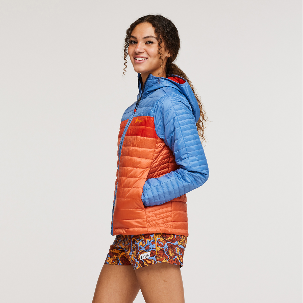 Capa Insulated Hooded Jacket - Women's, Lupine/Nectar, Model London