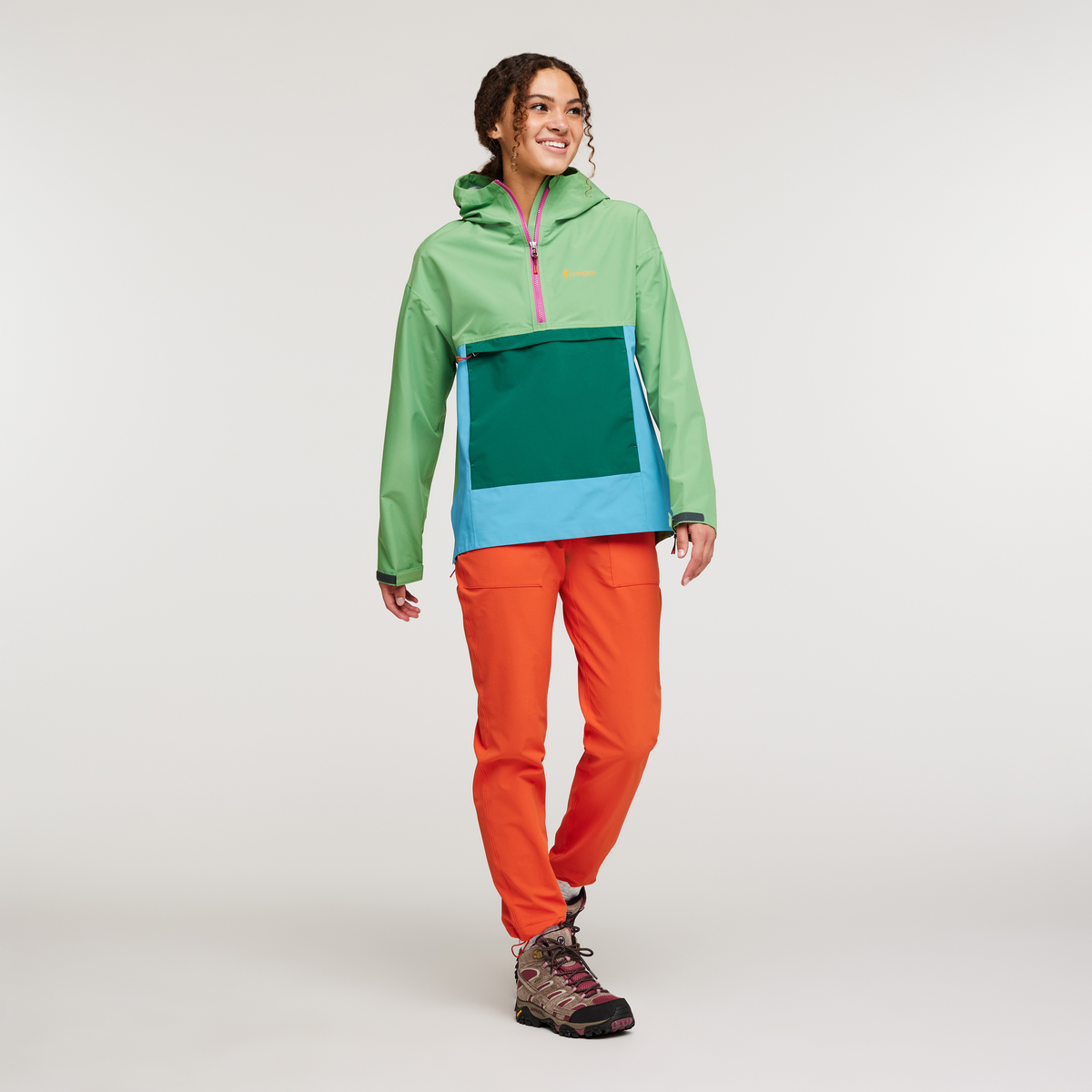 Cielo Rain Anorak - Women's, Kelp, Model London