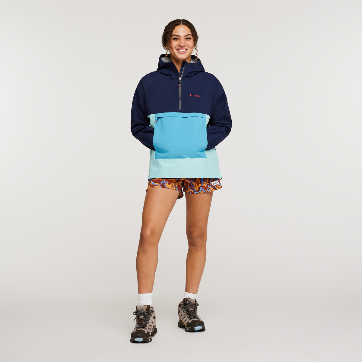 Cielo Rain Anorak - Women's, Maritime/Sea Glass, Model London