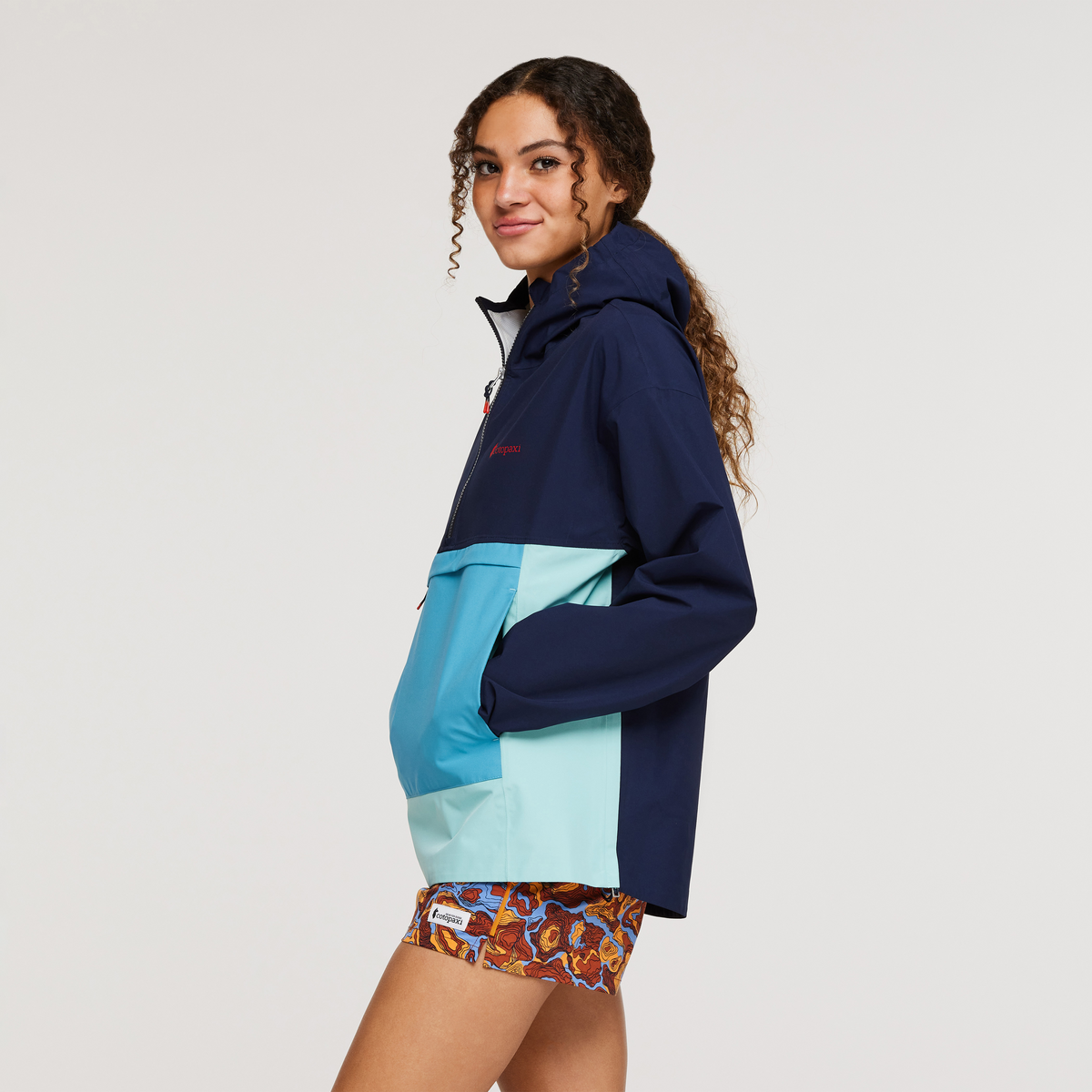 Cielo Rain Anorak - Women's, Maritime/Sea Glass, Model London