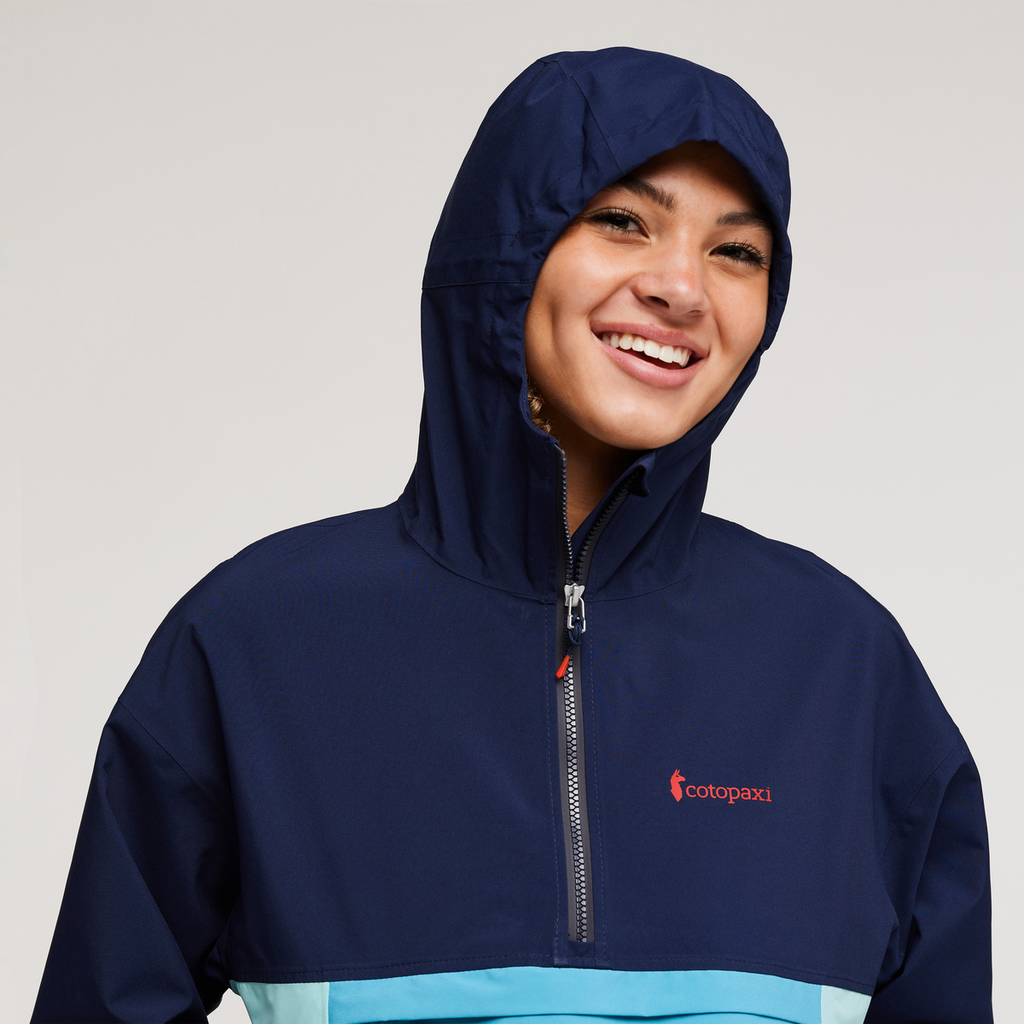 Cielo Rain Anorak - Women's, Maritime/Sea Glass, Model London