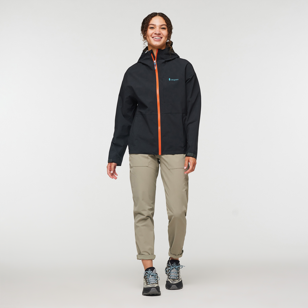 Cielo Rain Jacket - Women's, All Black, Model London