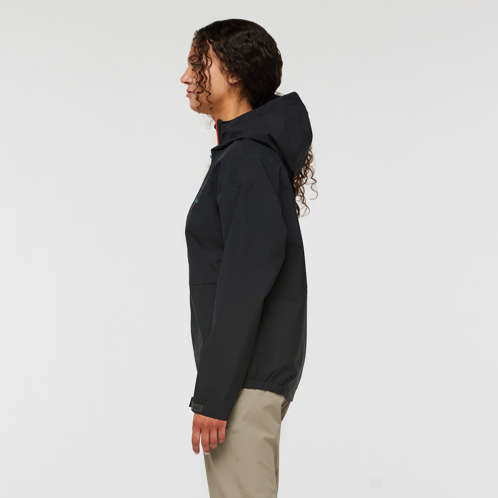 Cielo Rain Jacket - Women's, All Black, Model London