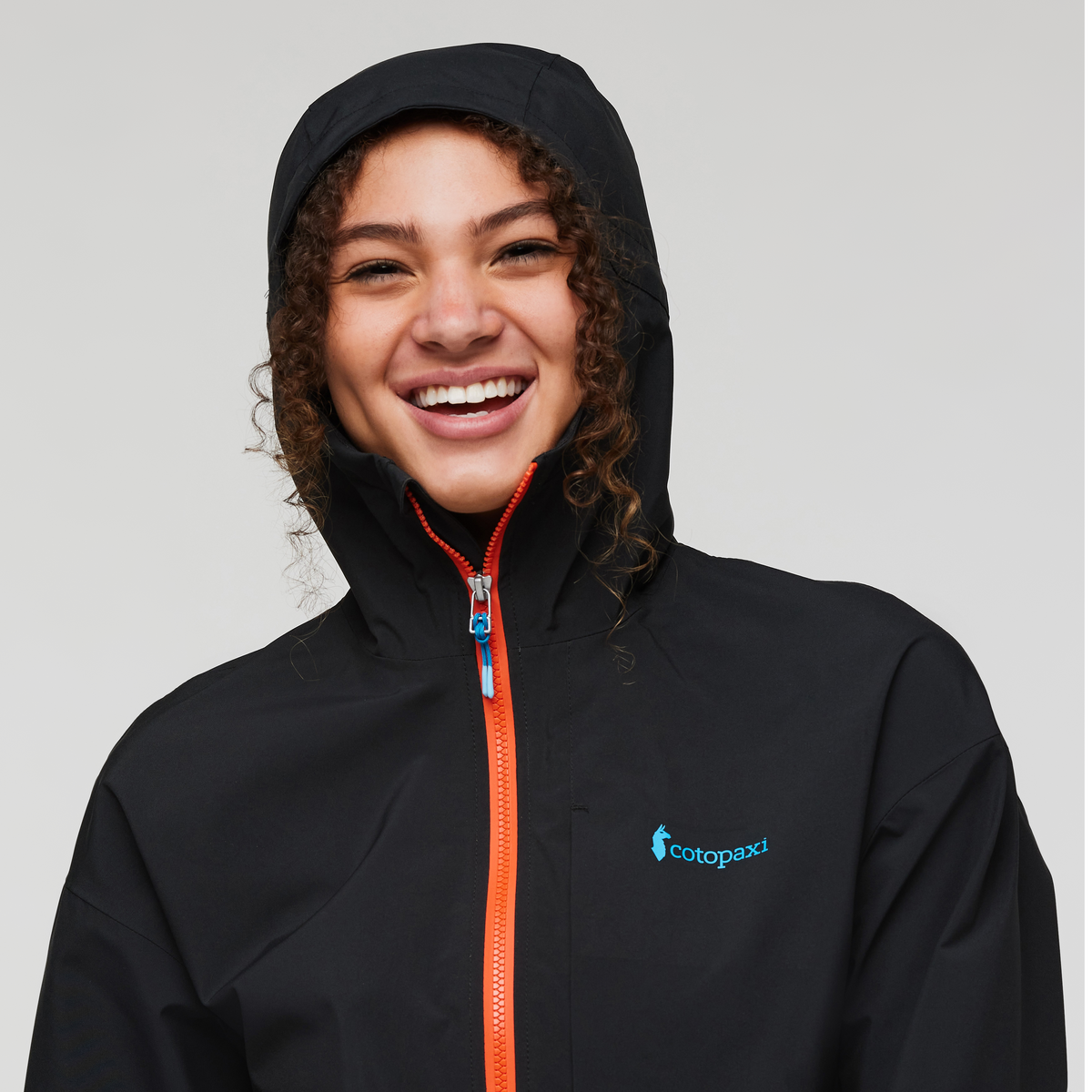 Cielo Rain Jacket - Women's, All Black, Model London