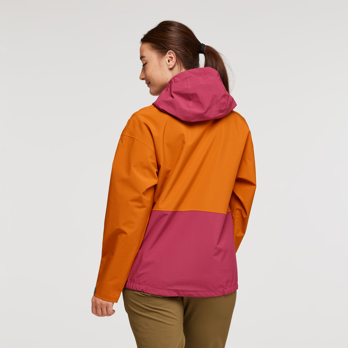 Cielo Rain Jacket - Women's, Mezcal, Model Aya